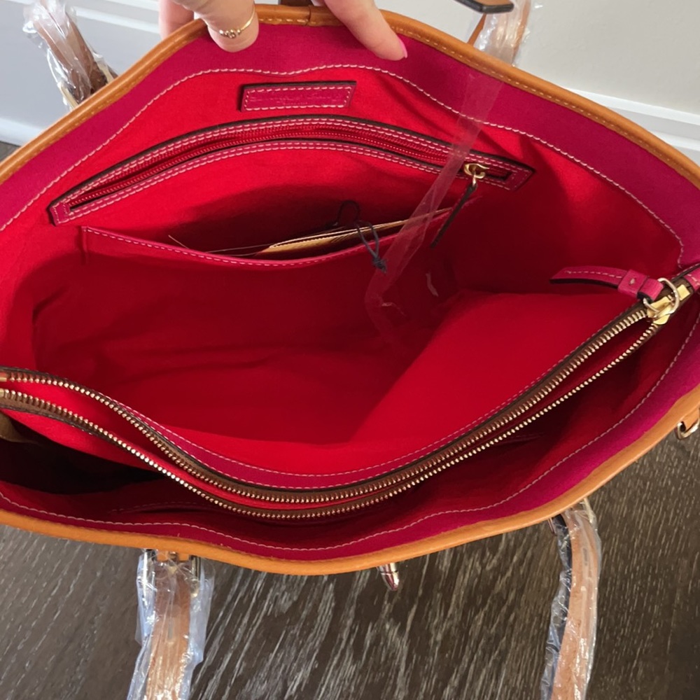 Dooney & Burke Dover Tote bag black and cognac - Picture 5 of 11